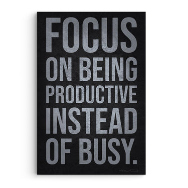 Focus On Being Productive Instead Of Busy